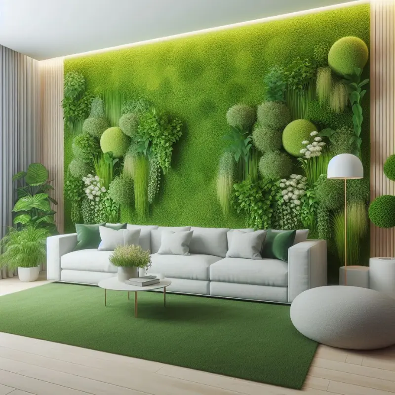 Artificial Grass Wall Design Ideas 1