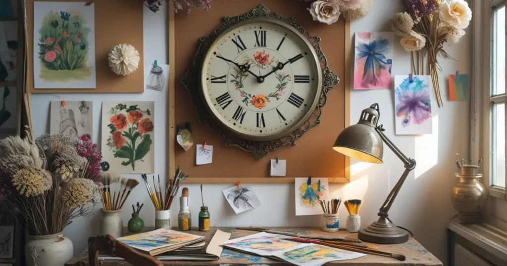 Decorating with antique timepieces
