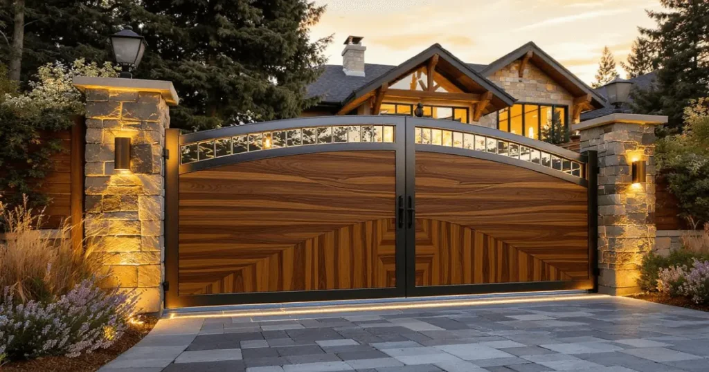 Stylish Home Entrance Gates