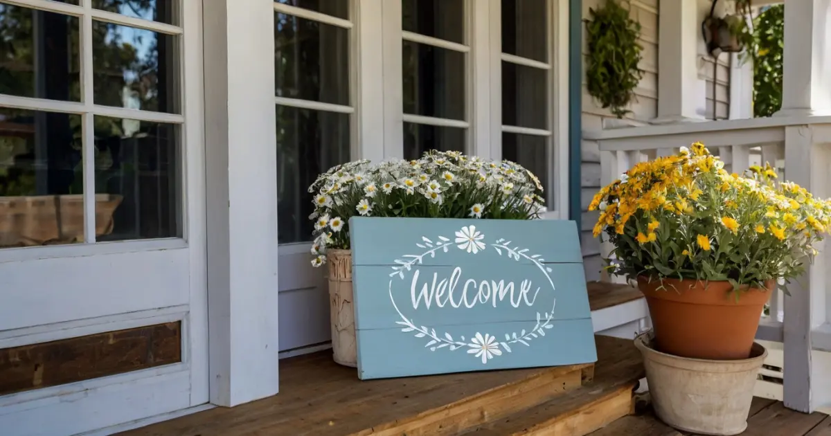 Creative DIY Welcome Signs for Porch That Pops - 2026